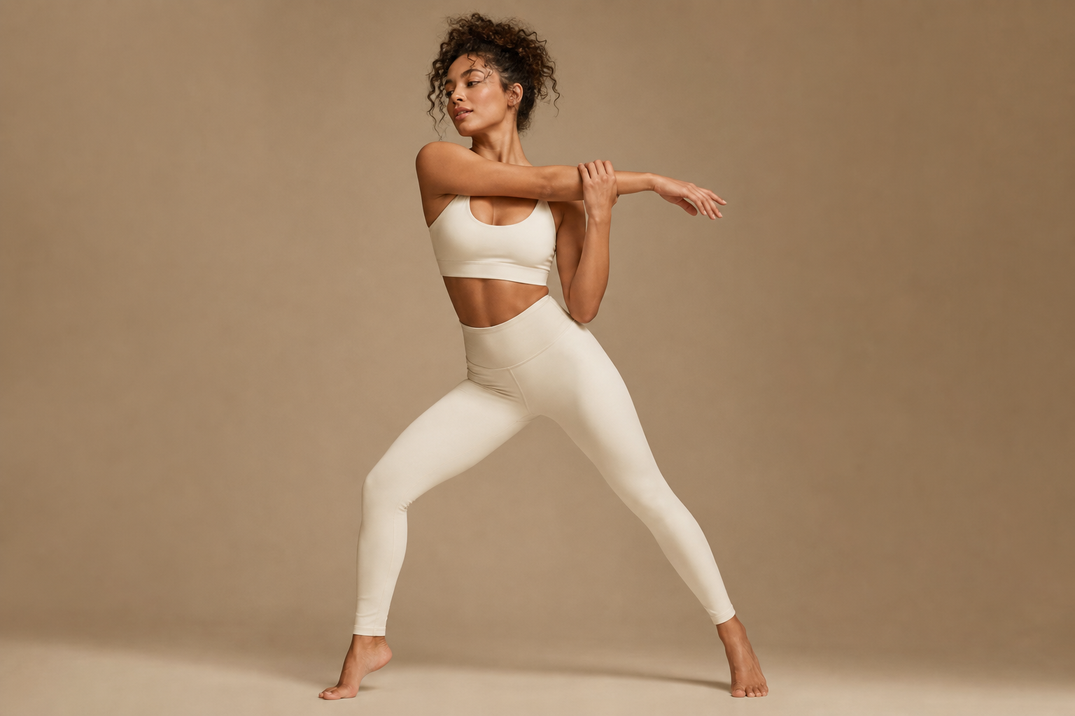 FITAURA model in lounge / lifestyle apparel